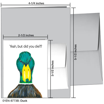 Duck, Greeting Card (8773B)