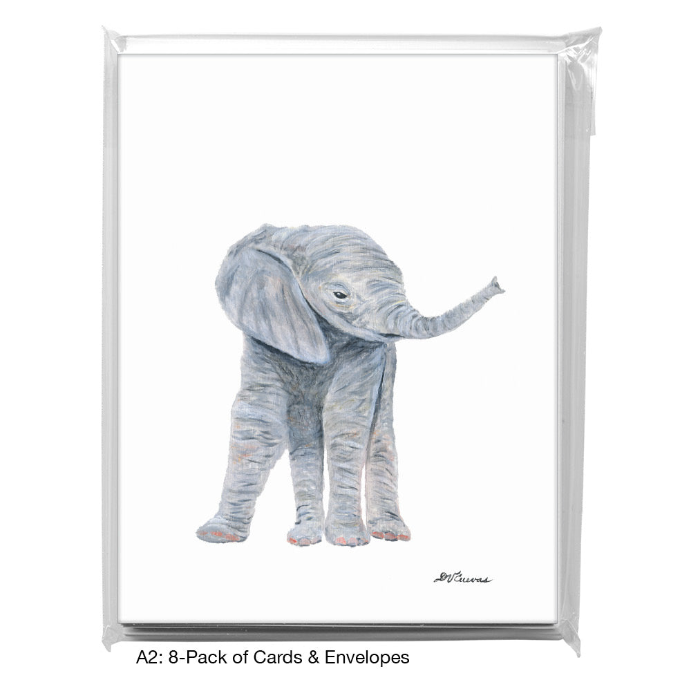 Elephant Baby, Greeting Card (8774A)