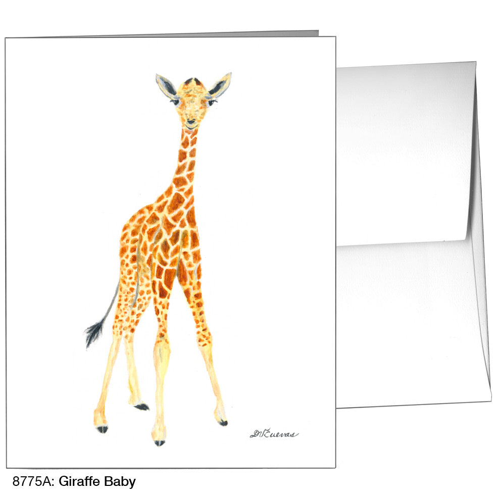 Giraffe Baby, Greeting Card (8775A)