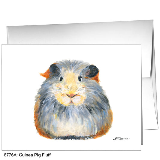 Guinea Pig Fluff, Greeting Card (8776A)