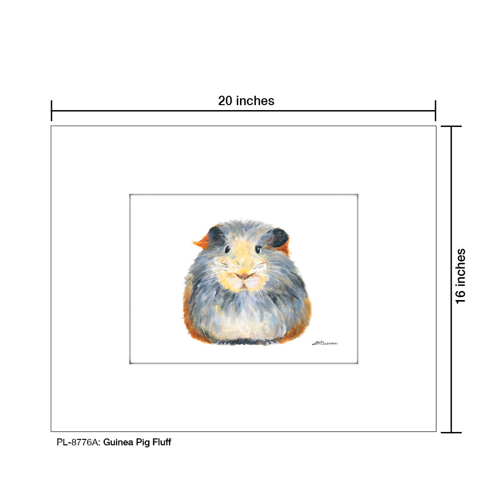 Guinea Pig Fluff, Print (#8776A)