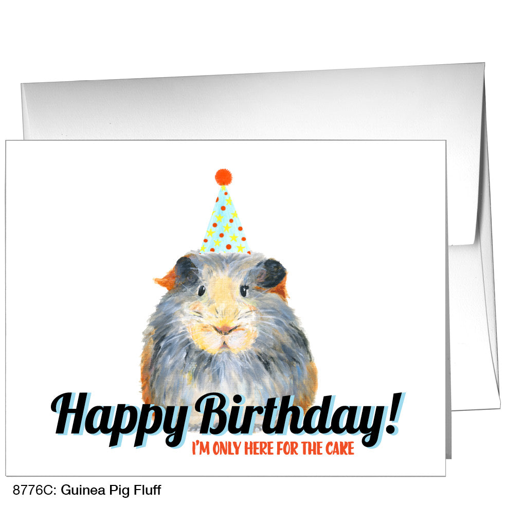 Guinea Pig Fluff, Greeting Card (8776C)