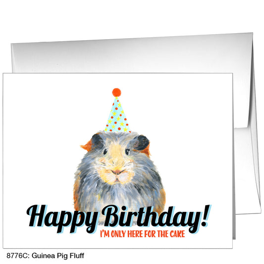 Guinea Pig Fluff, Greeting Card (8776C)