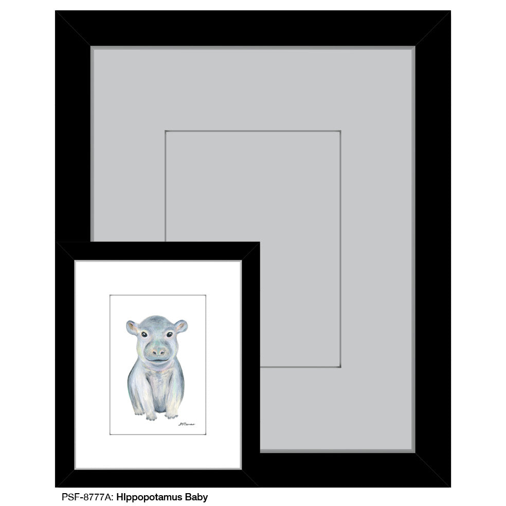 Hippopotamus Baby, Print (#8777A)