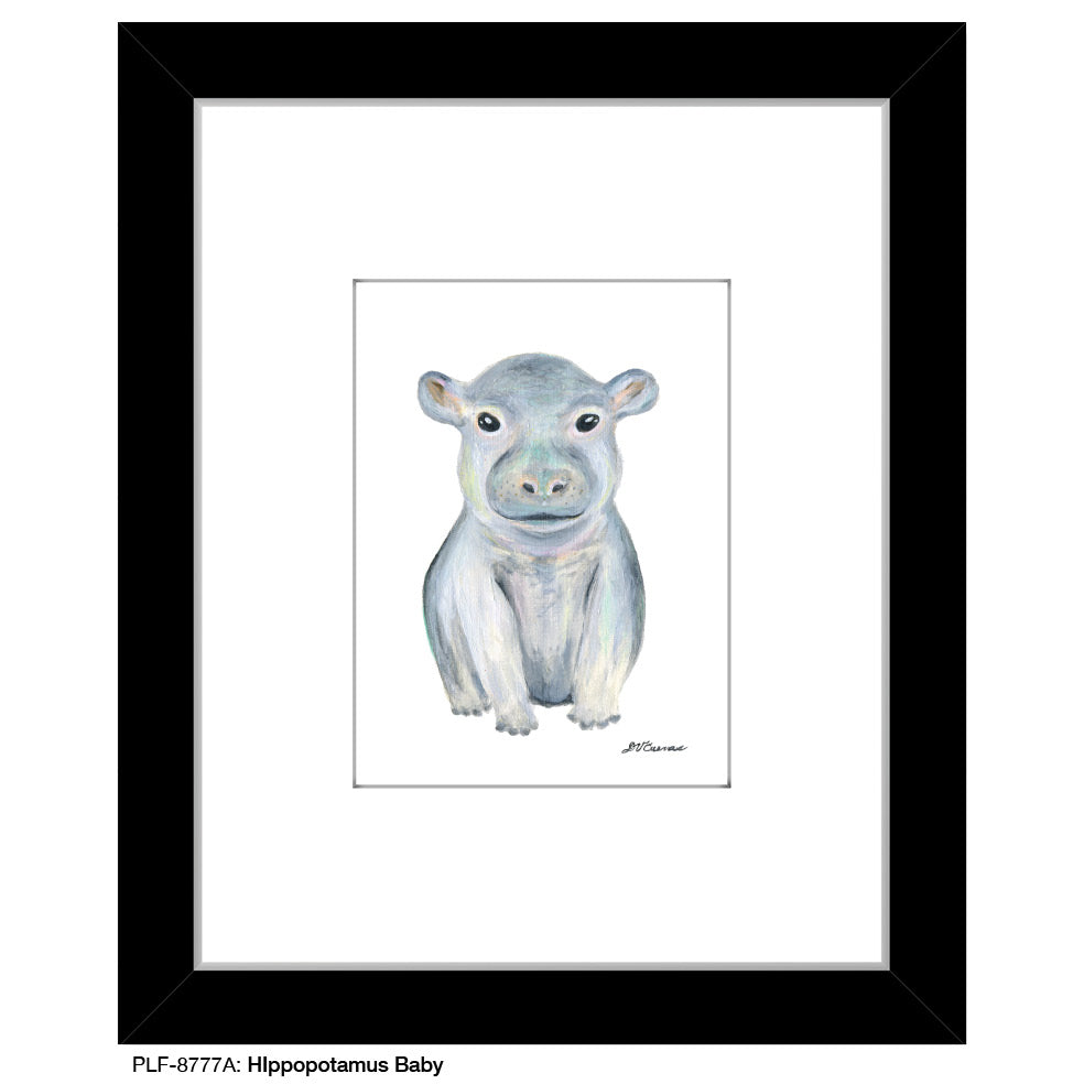 Hippopotamus Baby, Print (#8777A)