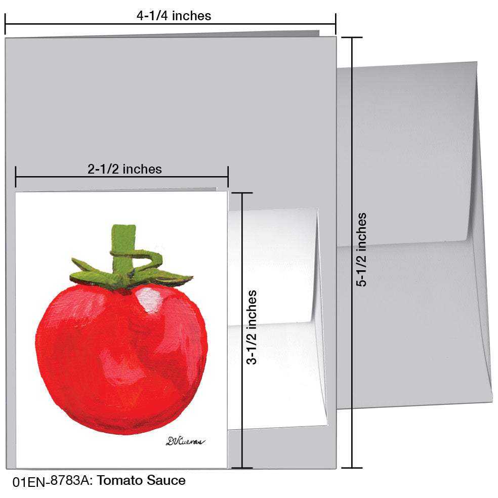 Tomato Sauce, Greeting Card (8783A)