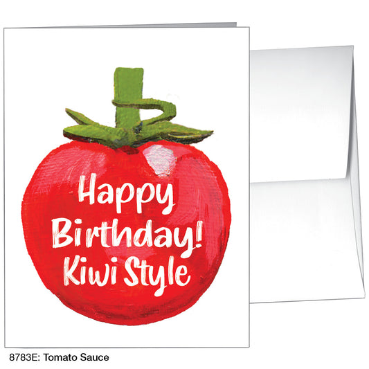 Tomato Sauce, Greeting Card (8783E)