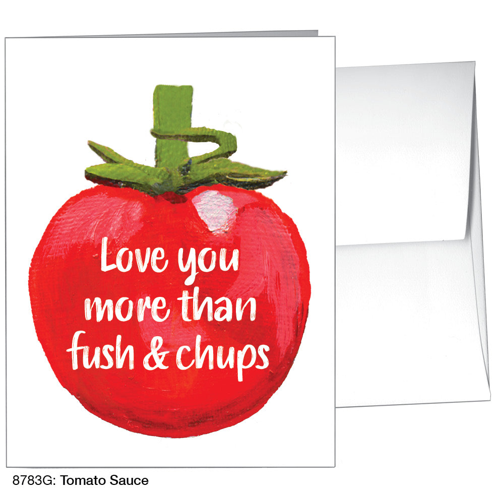 Tomato Sauce, Greeting Card (8783G)