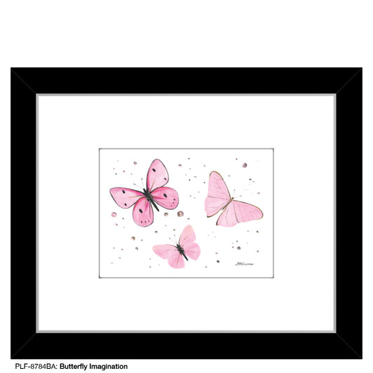 Butterfly  Imagination, Print (#8784BA)