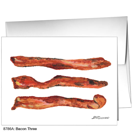 Bacon Three, Greeting Card (8786A)