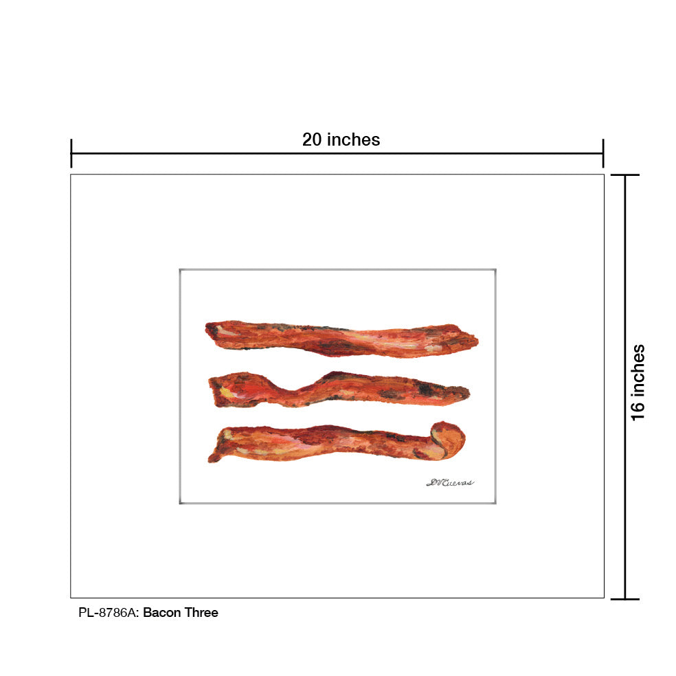 Bacon Three, Print (#8786A)