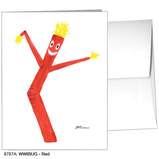 WWIBUG - Red, Greeting Card (8787A)