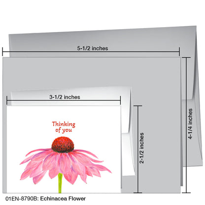 Echinacea Flower, Greeting Card (8790B)