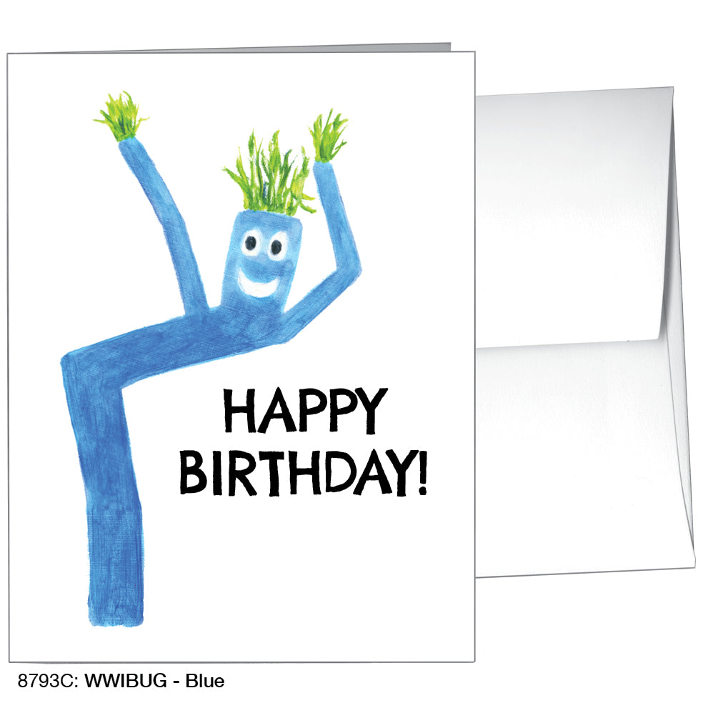 WWIBUG - Blue, Greeting Card (8793C)