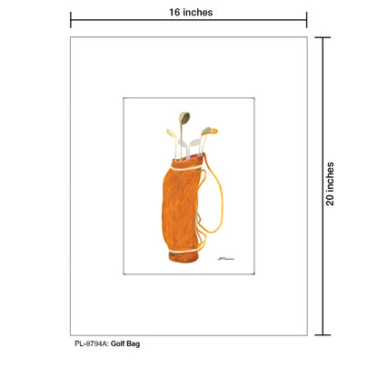 Golf Bag, Print (#8794A)