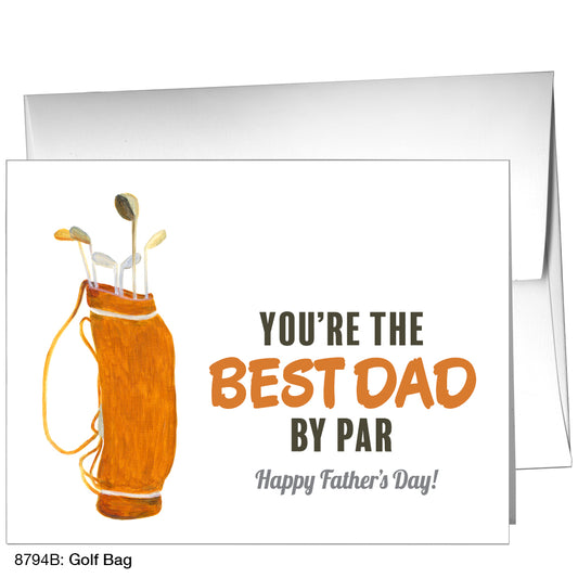 Golf Bag, Greeting Card (8794B)