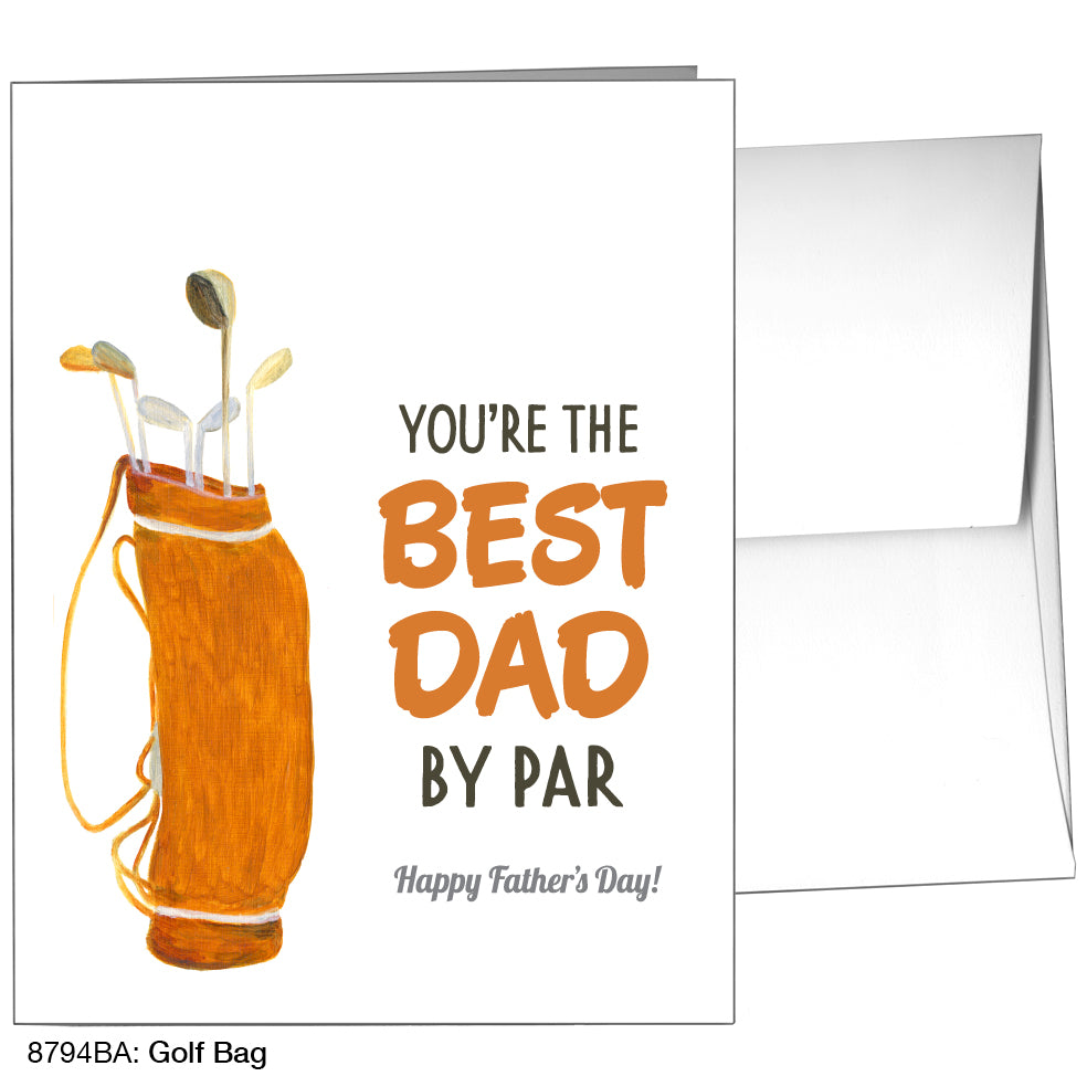 Golf Bag, Greeting Card (8794BA)