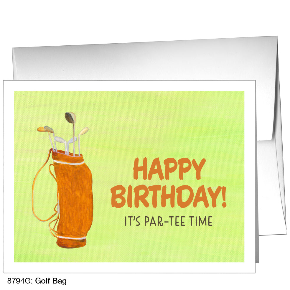 Golf Bag, Greeting Card (8794G)