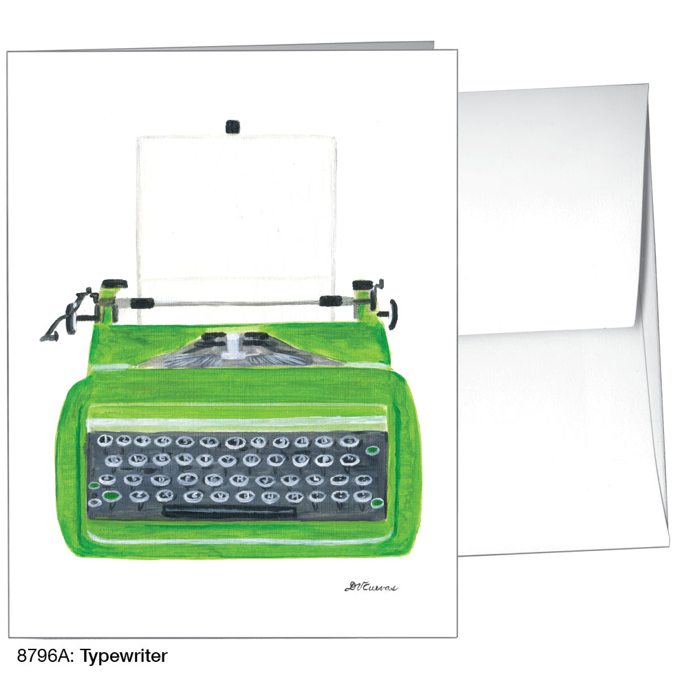 Typewriter, Greeting Card (8796A)