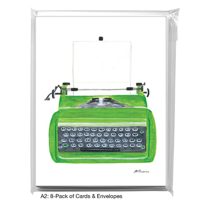 Typewriter, Greeting Card (8796A)