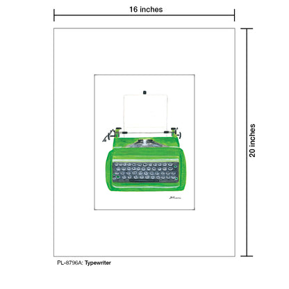 Typewriter, Print (#8796A)