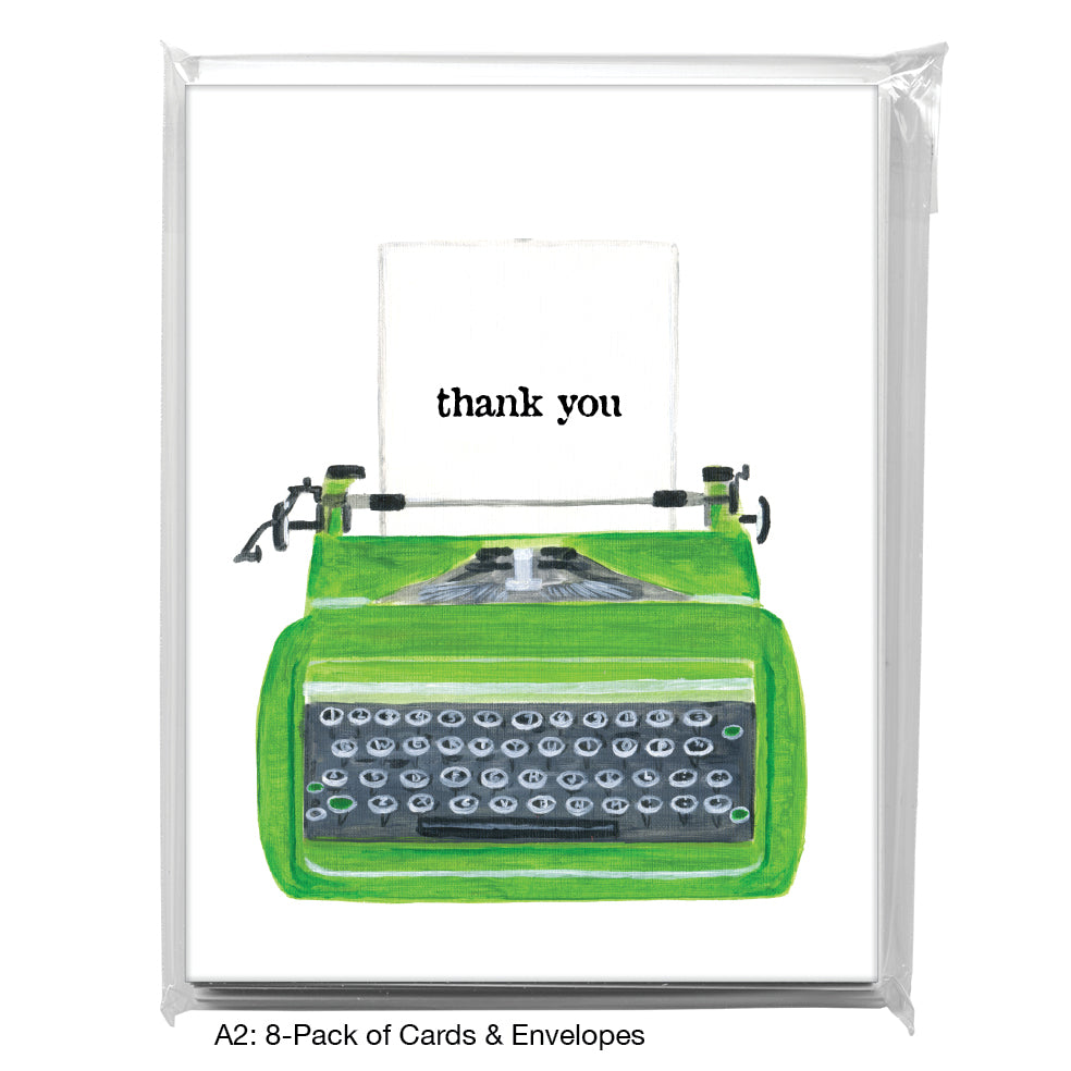 Typewriter, Greeting Card (8796C)