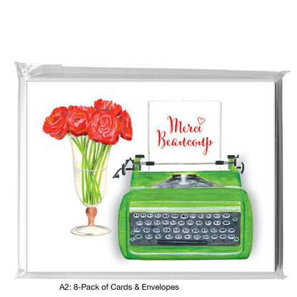 Typewriter, Greeting Card (8796F)