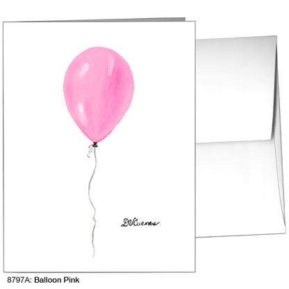 Balloon  Pink, Greeting Card (8797A)