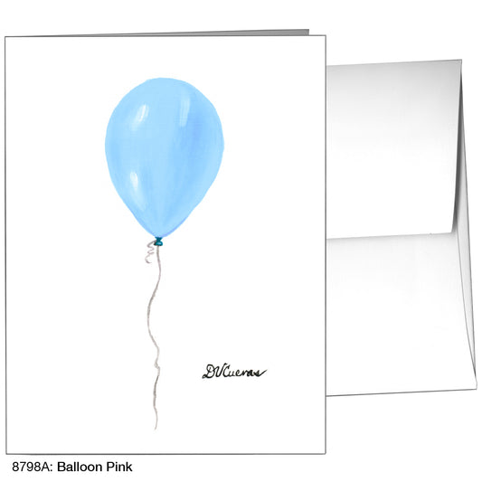 Balloon  Blue, Greeting Card (8798A)