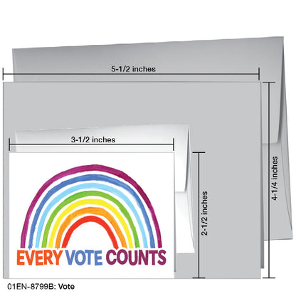 Vote, Greeting Card (8799B)