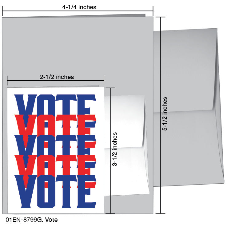 Vote, Greeting Card (8799G)