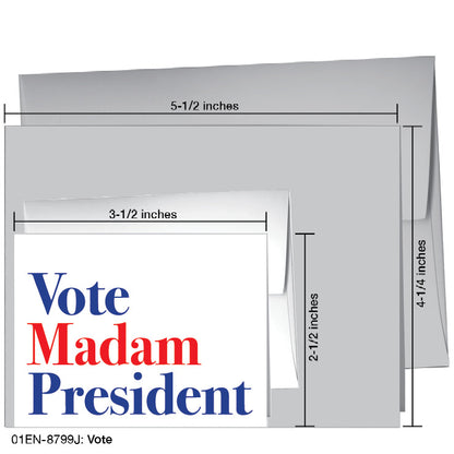 Vote, Greeting Card (8799J)