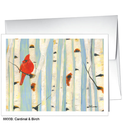 Cardinal & Birch, Greeting Card (8800B)