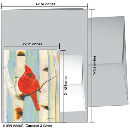 Cardinal & Birch, Greeting Card (8800C)