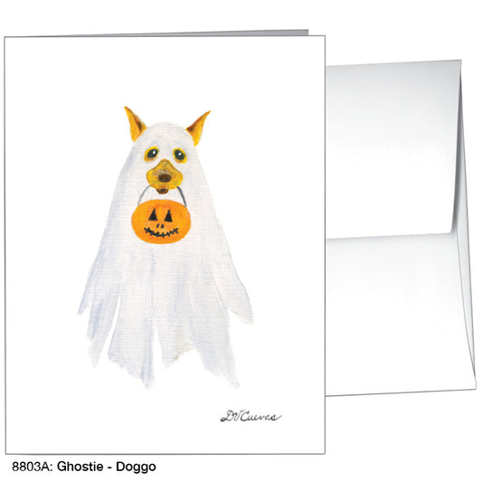 Ghostie - Doggo, Greeting Card (8803A)