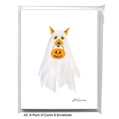 Ghostie - Doggo, Greeting Card (8803A)