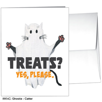 Ghostie - Catter, Greeting Card (8804C)