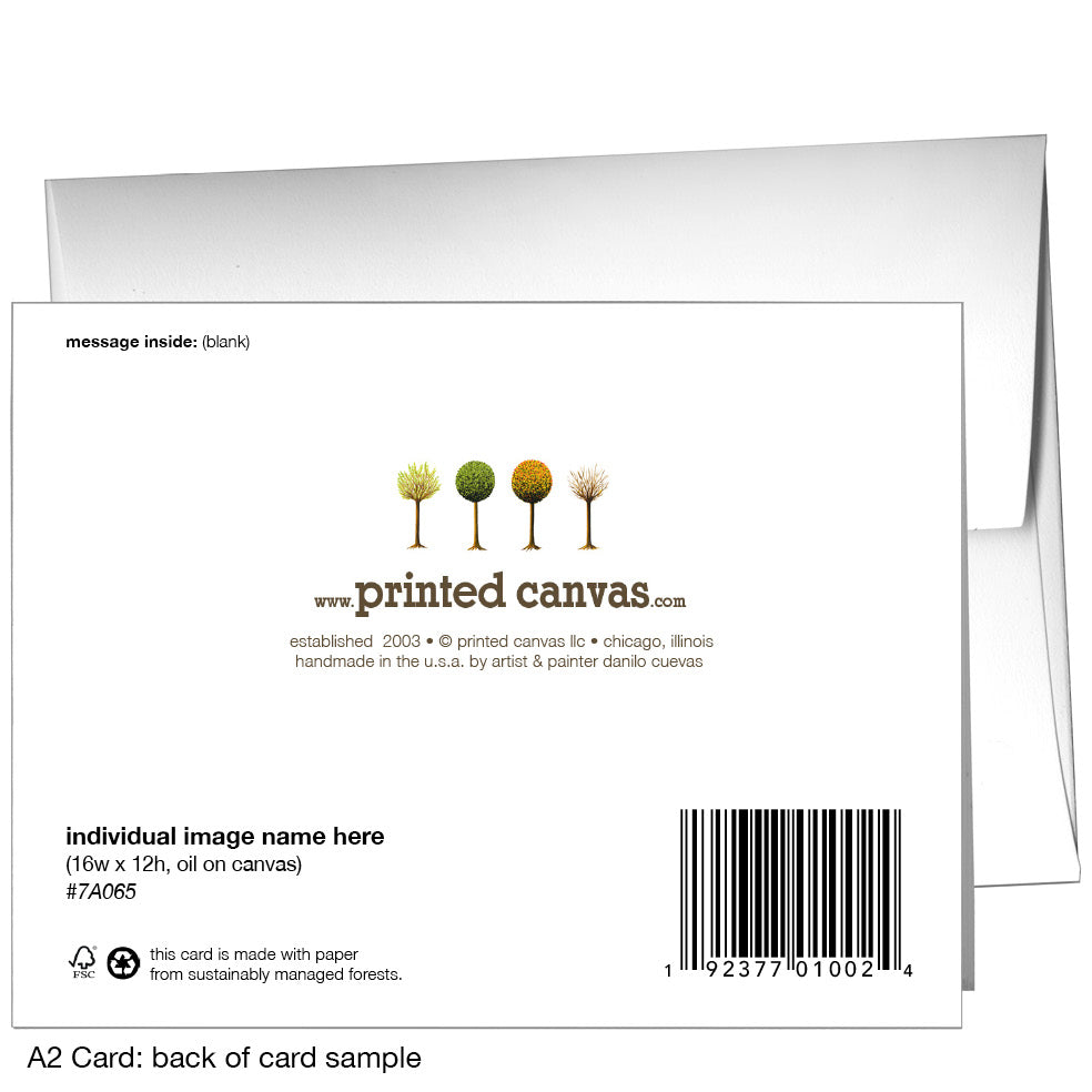 Plume, Greeting Card (8327E)