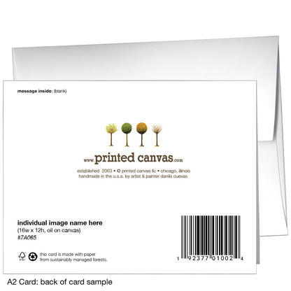 Poppies Plural, Greeting Card (7477P)