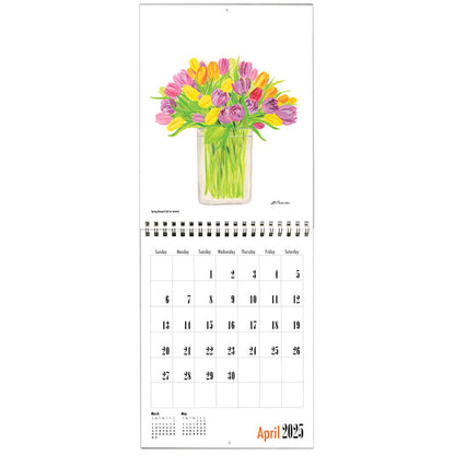 Hanging Letter Calendar, Botanicals (#310-2025)