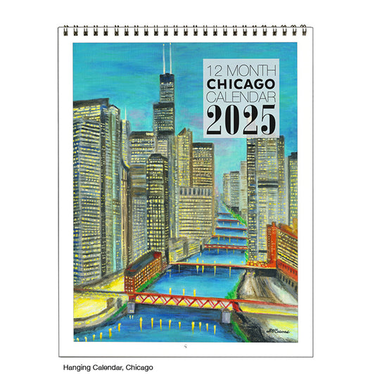 Hanging Letter Calendar, Chicago (#311-2025)