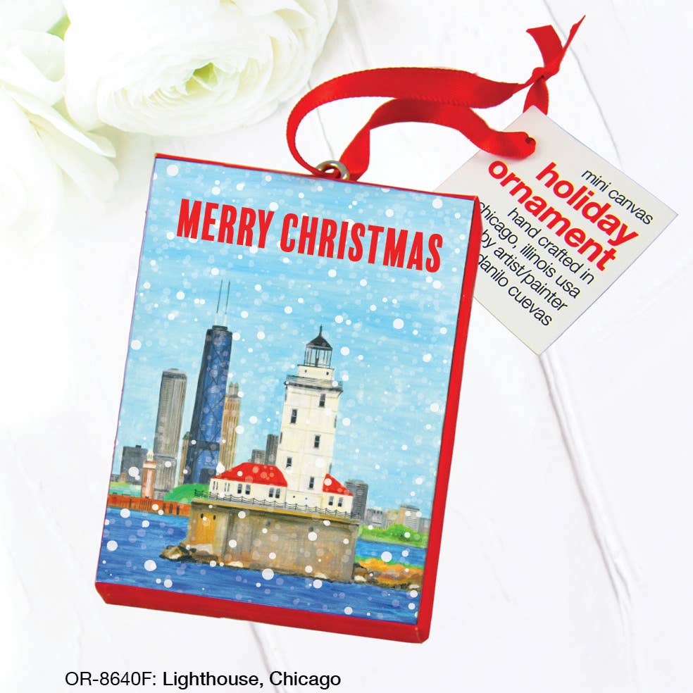 Lighthouse, Chicago, Ornament (OR-8640F)