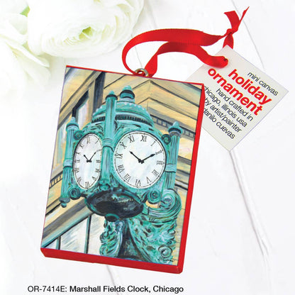 Marshall Fields Clock, Chicago, Ornament (OR-7414E)