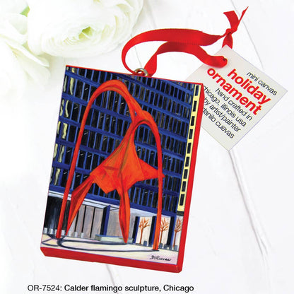 Calder Flamingo Sculpture, Chicago, Ornament (OR-7524)