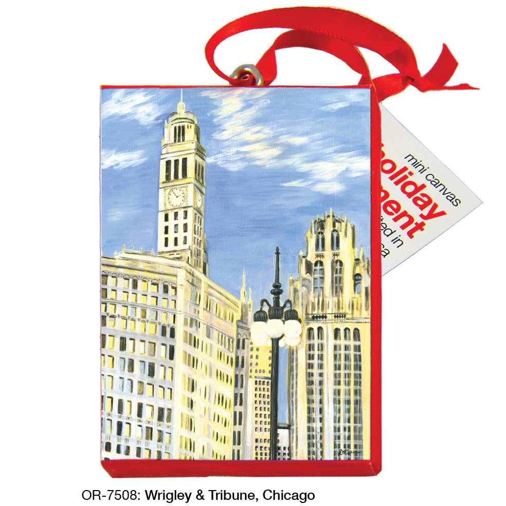 Wrigley & Tribune, Chicago, Ornament (OR-7508)