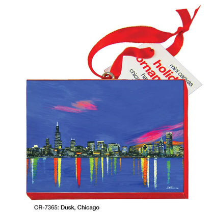 Dusk, Chicago, Ornament (OR-7365)