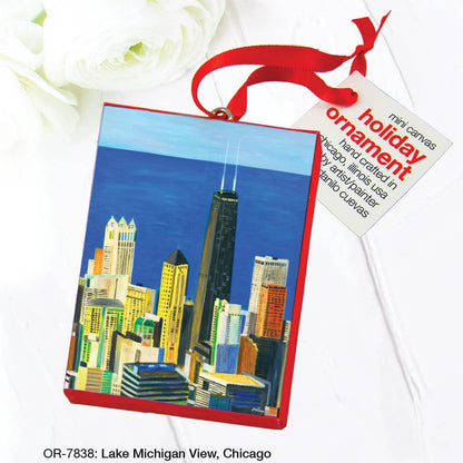 Lake Michigan View, Chicago, Ornament (OR-7838)