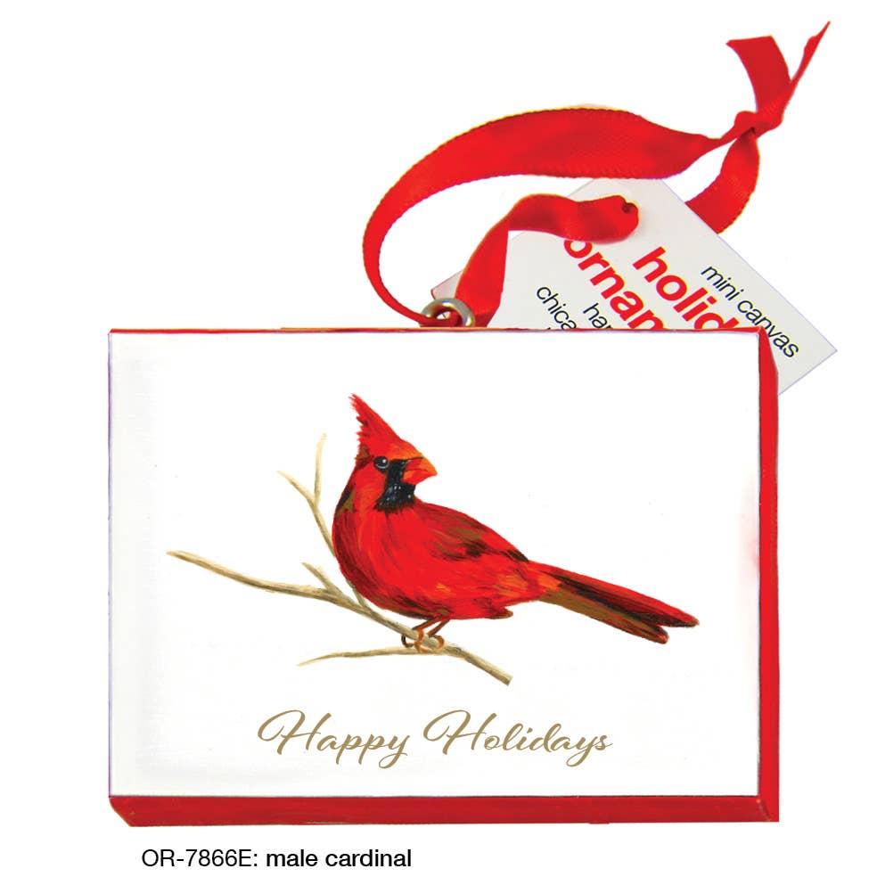 Male Cardinal, Ornament (OR-7866E)