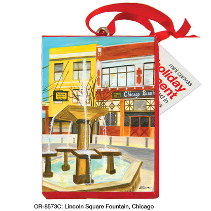 Lincoln Square Fountain, Chicago, Ornament (OR-8573C)