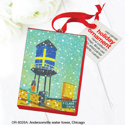 Andersonville Water Tower, Chicago, Ornament (OR-8026A)